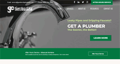 Desktop Screenshot of gardencityplumbing.com